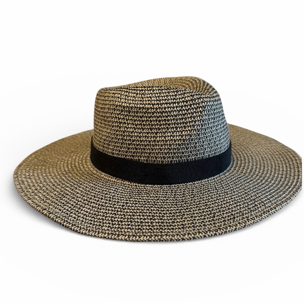 J. Crew Black and Tan Woven Hat - Picture 2 of 4